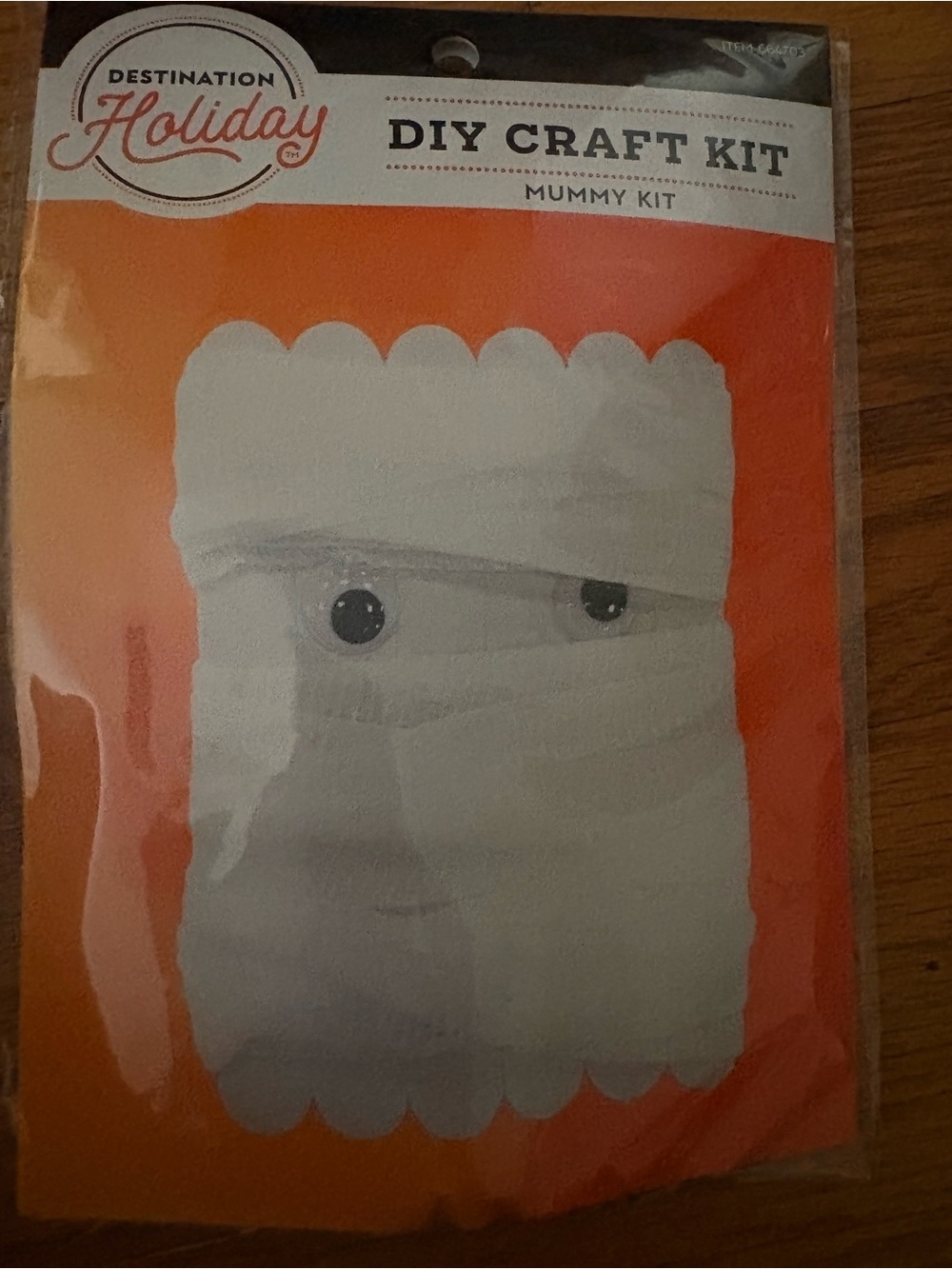 White Mummy DIY Craft Kit set of 10